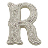 3/4" (R) Alphabet Letter - Silver