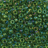 8/0 Seed Beads - Green Lined Chartruse AB 22g