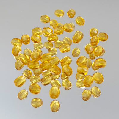 339-5.SLC.jpg 3mm Dark Topaz Bead Strand - Firepolished Image