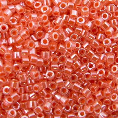 45-113235.SLC.jpg Delica Bead - Salmon Luster Crystal Lined DB235 Image
