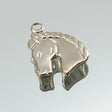 222-1601.SLC.jpg Small Roman Horse Charm - Silver Plate Image