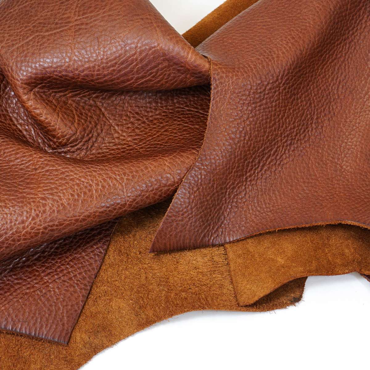 PHC.British Tan.Glazed.2.jpg Premium Heavy Chap Sides Image