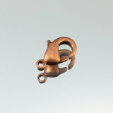 6pk Small Lobster Clasp - Antique Copper