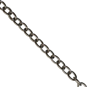 6mm Cable Chain - Gunmetal Ft