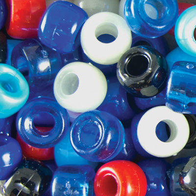 142400.SLC.jpg Pony Beads - Assorted Colors Image