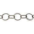 222-435.SLC.jpg Antique Silver Double Loop Chain by the Inch Image