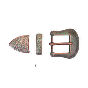 Western Floral Buckle Set