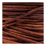 2mm Natural Turkey Red Round Lace - 1yd