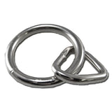 1 ¼" Tri-Ring Round Ring - Nickel Plate