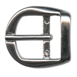 ¾" Center Bar Buckle - Nickel Plate
