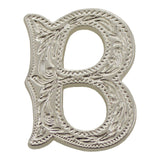 3/4" (B) Alphabet Letter - Silver