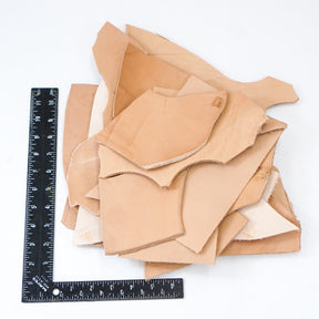 Veg Tan Tooling Leather Pieces - 2lbs