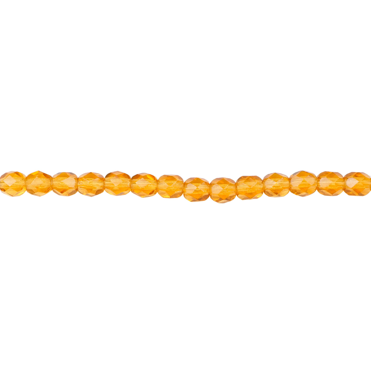 339-36.SLC.1.jpg 4mm Dark Topaz Bead Strand - Firepolished Image
