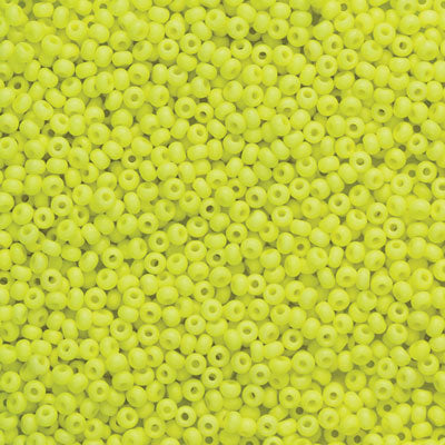 229-103102.SLC.jpg Seed Beads 10/0 Neon Yellow - 20g Image