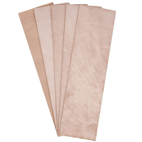 100-1101.SLC.1.jpg 15" x 4 1/4" Rough Out Veg Tan Pre Cut 5pk Image