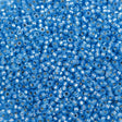 45-1594242.SLC.1.jpg 15/0 Seed Beads - Duracoat Silver Lined Dyed Aqua 8.2g Image