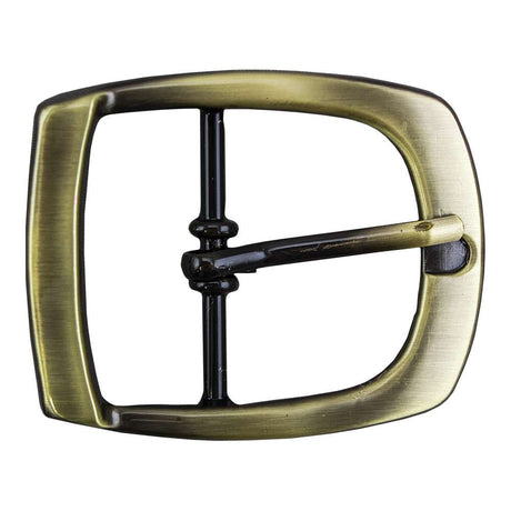 378-151506.SLC.jpg 1 ½" Profitmaker Center Bar Buckle - Antique Brass Image