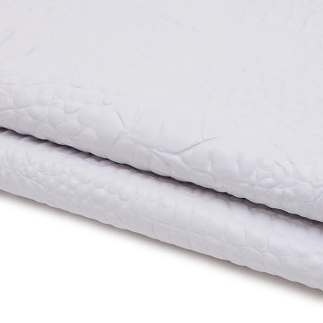 62-2604.SLC.2.jpg Embossed Alligator Side - White Image