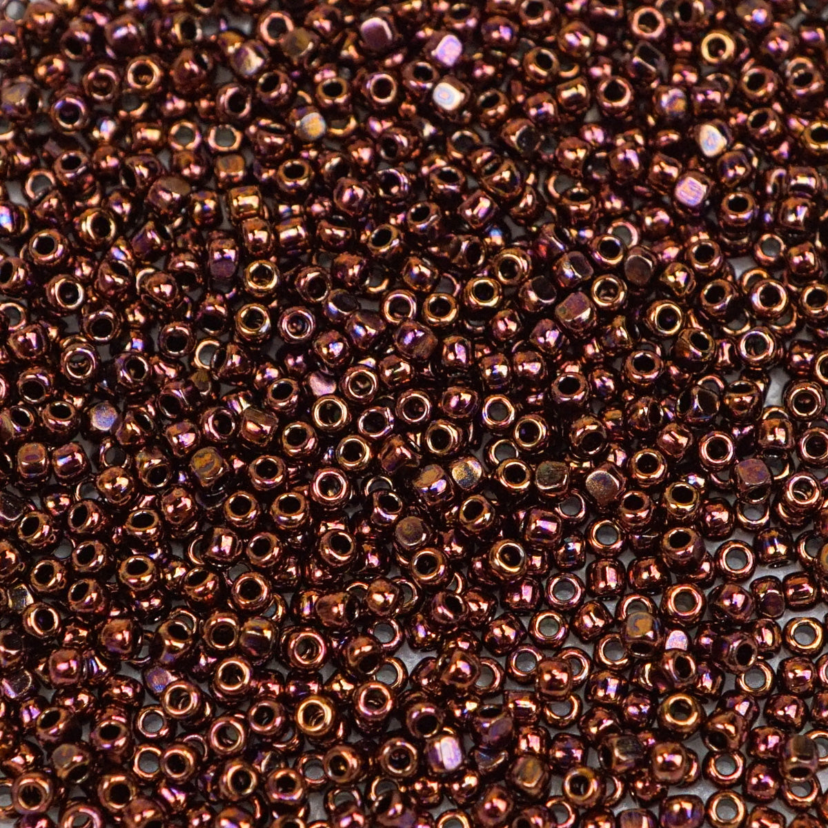 339-15222.SLC.1.jpg 15/0 Toho Dark Bronze Charlotte Seed Bead - 9g Image