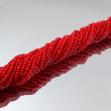 13/0 Char Opaque Medium Red Bead - 10g