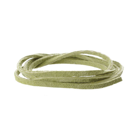 28-9029.SLC.03.jpg Lace Suede Kiwi 1/8" x 25yd Image