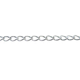 5mm Extender Chain - Silver Plate Ft
