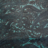 KSMR.Aegean Teal.02.jpg Paisley Embossed Cow Image