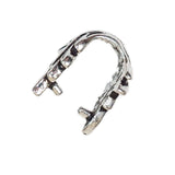 244-582712.SLC.2.jpg Large Botanical Pinch Bail - Silver Plate Image