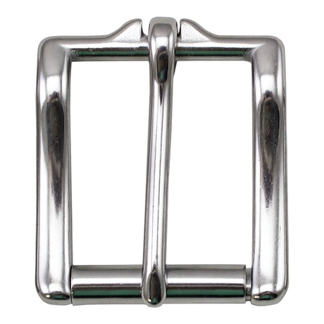 131-142200.SLC.jpg 1 1/4" Heavy Duty Wave Roller Buckle - Stainless Steel Image