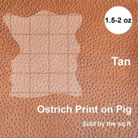 371-403.SLC.4.jpg Ostrich Print on Pig - Tan Image