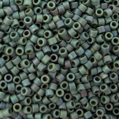 45-113373.SLC.jpg Delica Bead - Leaf Green Matte Metallic DB373 Image