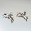 286-1046712.SLC.jpg 24mm 3 Strand Curls Link - Silver Plate Image