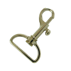 1" Spring Swivel Snap - Nickel Plate 10pk