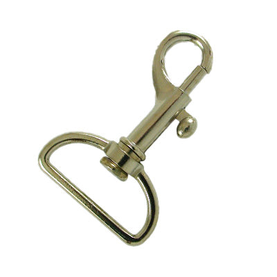 152-99922.SLC.jpg 1" Spring Swivel Snap - Nickel Plate 10pk Image