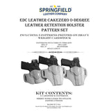 EDC.CakeZero.1911.01.jpg EDC Leatherworks Holster Patterns Image