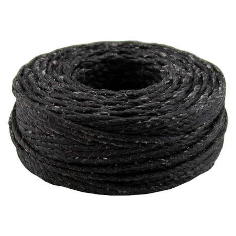 144-6.SLC.jpg 25yd Black Heavy Wax Thread Image