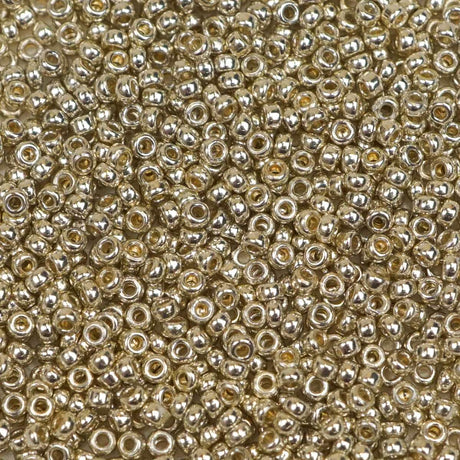45-1594201.SLC.1.jpg 15/0 Seed Beads - Duracoat Galvanized Silver 8.2g Image