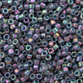 Delica Bead - Opaque Purple Grey Rainbow Luster DB133