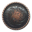 115-178503.SLC.jpg 1" Floral Rope Concho - Copper Image