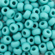 45-69412.SLC.jpg 6/0 Seed Beads - Matte Opaque Turquoise 20g Image