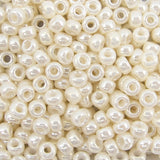 8/0 Seed Beads - Ivory Ceylon 22g