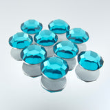 Blue Zircon SS34 Flatback - 9pk