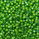 Delica Bead - Green/Lime Lined DB274