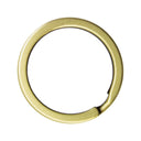 Key Rings, Antique Brass 1 1|8 Flat, flat view