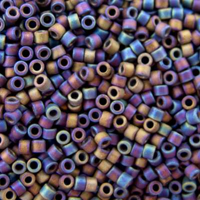 45-113884.SLC.jpg Delica Bead - Brown AB Opaque Matte DB884 Image