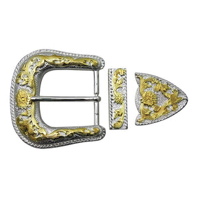1 ½" Victoria Buckle Set - Silver Plate/Gold Plate