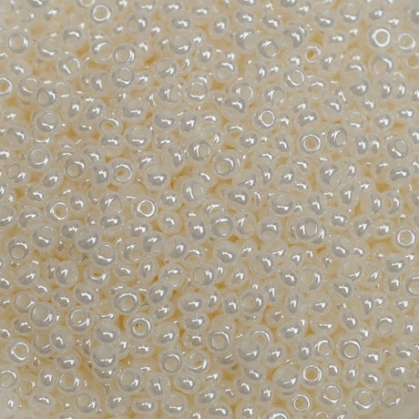 229-101478.SLC.1.jpg Seed Beads 10/0 Opaque Pearl Ceylon - 20g Image
