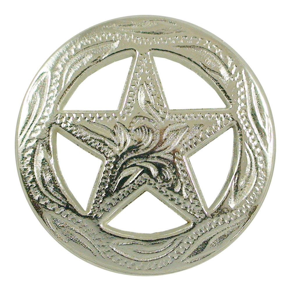 378-798902.SLC.jpg 1" Engraved Ranger Star Concho Image