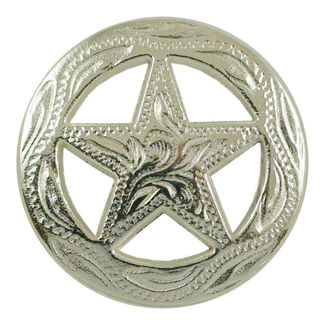 378-798902.SLC.jpg 1" Engraved Ranger Star Concho Image