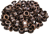 3/16" Eyelet, Antique Brass Plate - 100pk